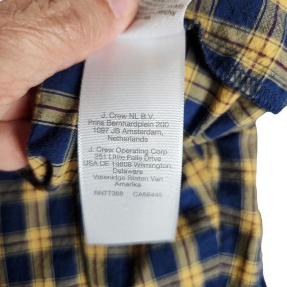 Madewell The Signature Poplin Crop Shirt‎ Plaid Womens XS - Picture 10 of 11